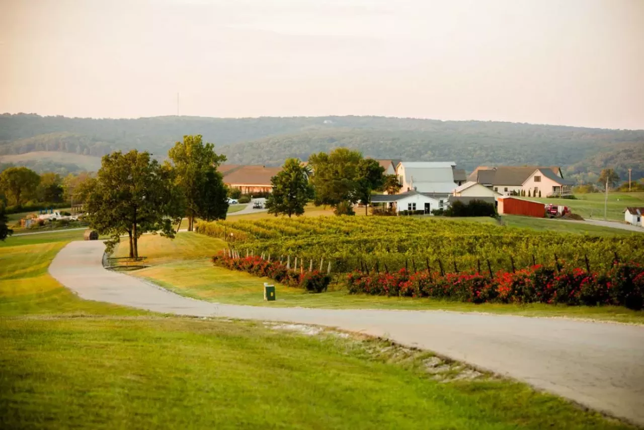 You can enjoy Chaumette's tasting room year round. Live entertainment is offered outdoors during warmer months as well. Photo courtesy of Chaumette Vineyards and Winery.