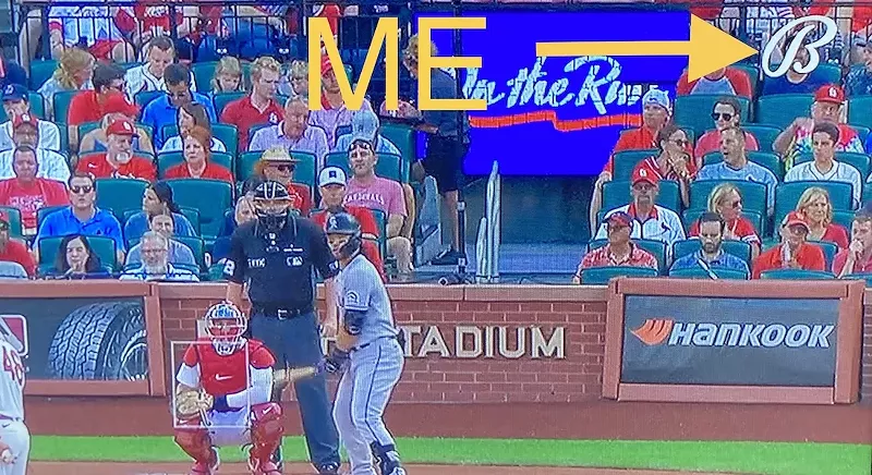 That's the author right behind the B! - SCREENSHOT