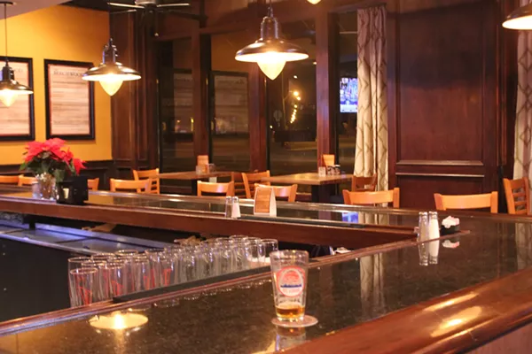 The Beechwood's bar area.