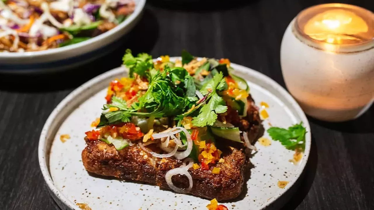 Shrimp toast from Indo in St. Louis