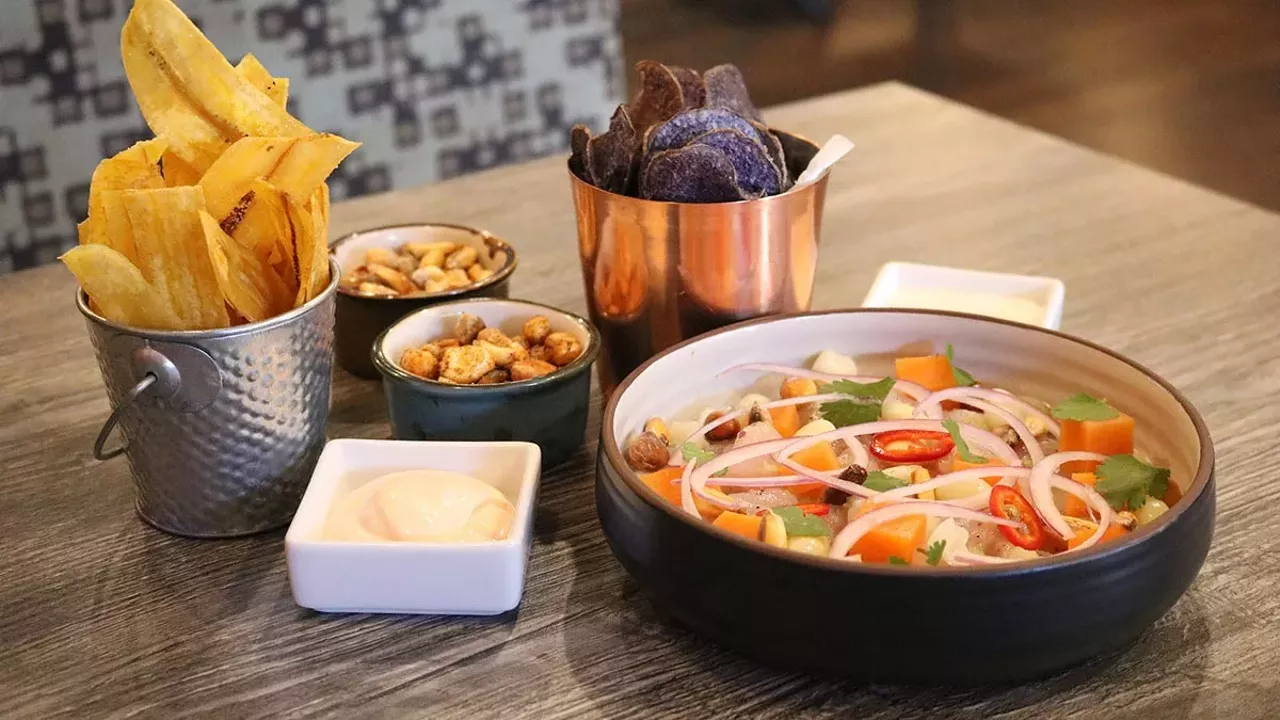 Starters and ceviche from Jalea in St. Charles