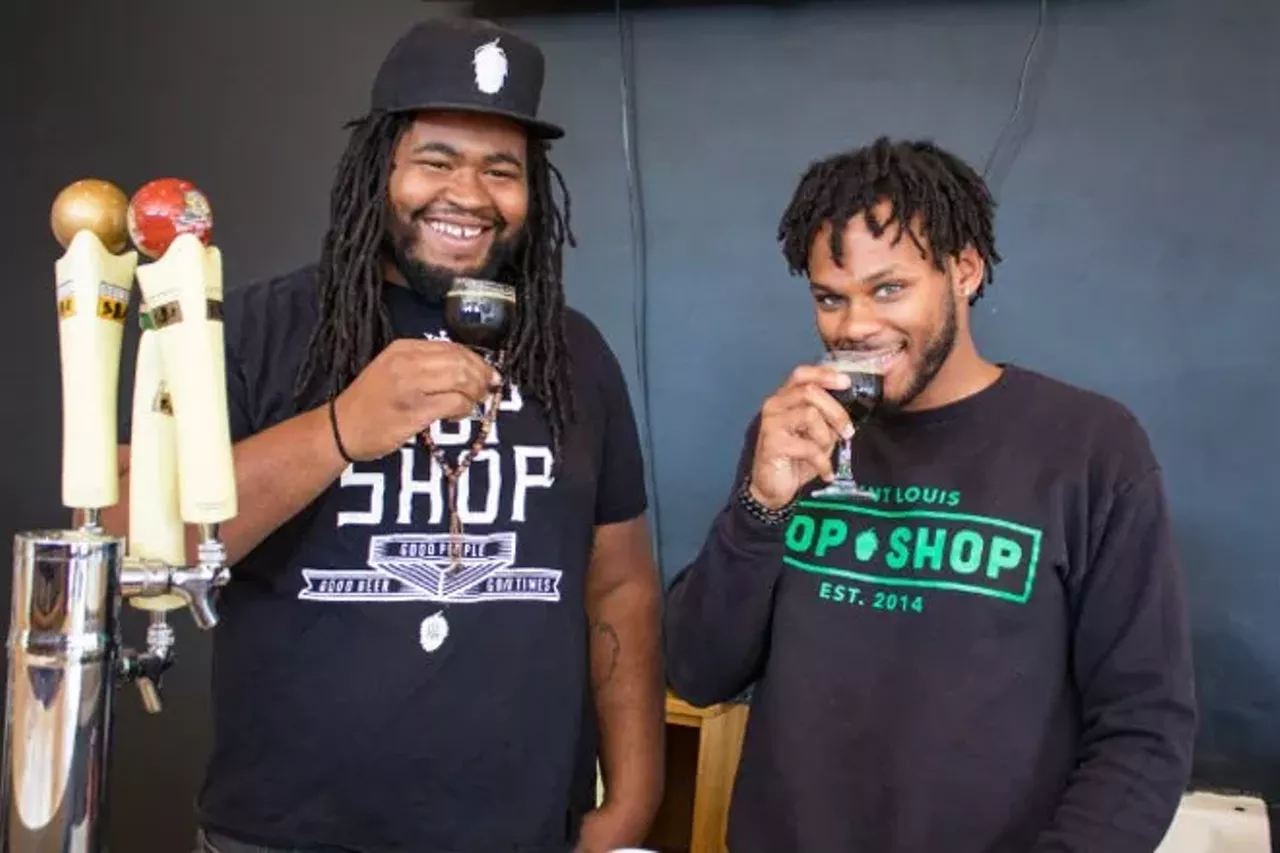 Hop Shop 2600 Cherokee Street, 314-261-4011 Justin Harris and Ryan Griffin opened Hop Shop in 2015 and it became a go-to destination for craft brews. The shop boasts an expansive selection of ciders, lagers, ales, IPAs, stouts and more, but it’s not just a beer destination. Hop Shop is a community gathering space. During warmer months, customers take their beer of choice, which you can buy by the can, and sit at picnic tables outside. Tables and bar seating reside in Hop Shop’s large corner space at Cherokee and Jefferson streets as well. 