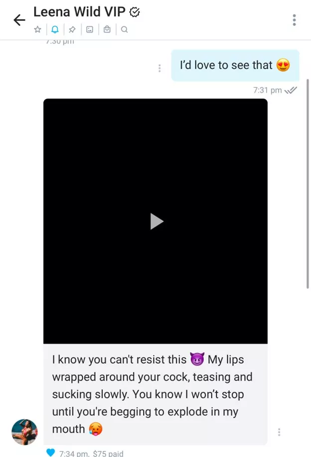 Blonde OnlyFans model sweet talked me into $75 video
