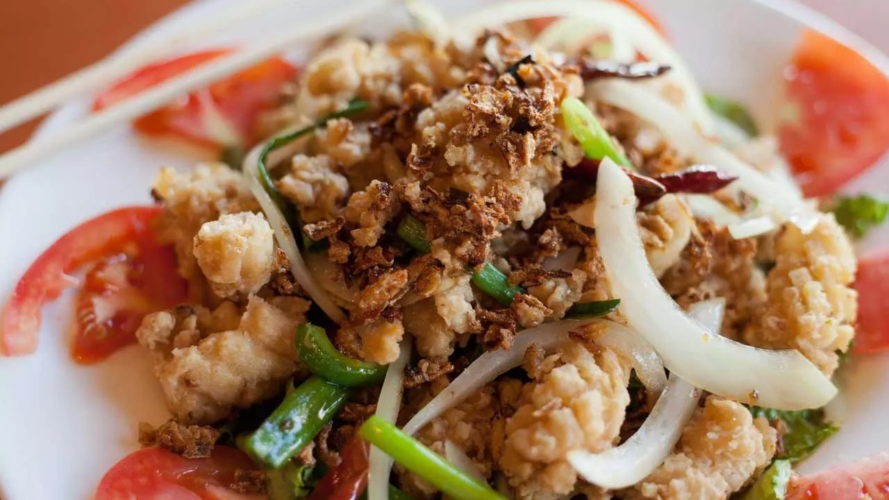 Salt and pepper calamari from Mai Lee in Brentwood