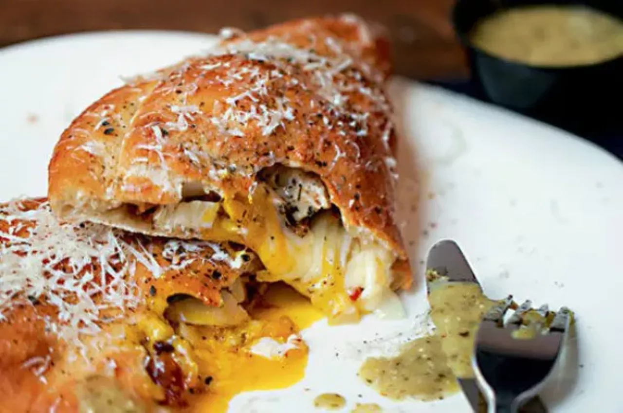 Sauce on the Side (4261 Manchester Avenue, 314-932-7800) Inspired by a Seinfeld episode, at this calzone restaurant you can choose one of fourteen different calzones or build your own from an extensive list of meats, cheeses, vegetables and fruits. Photo credit: Jennifer Silverberg