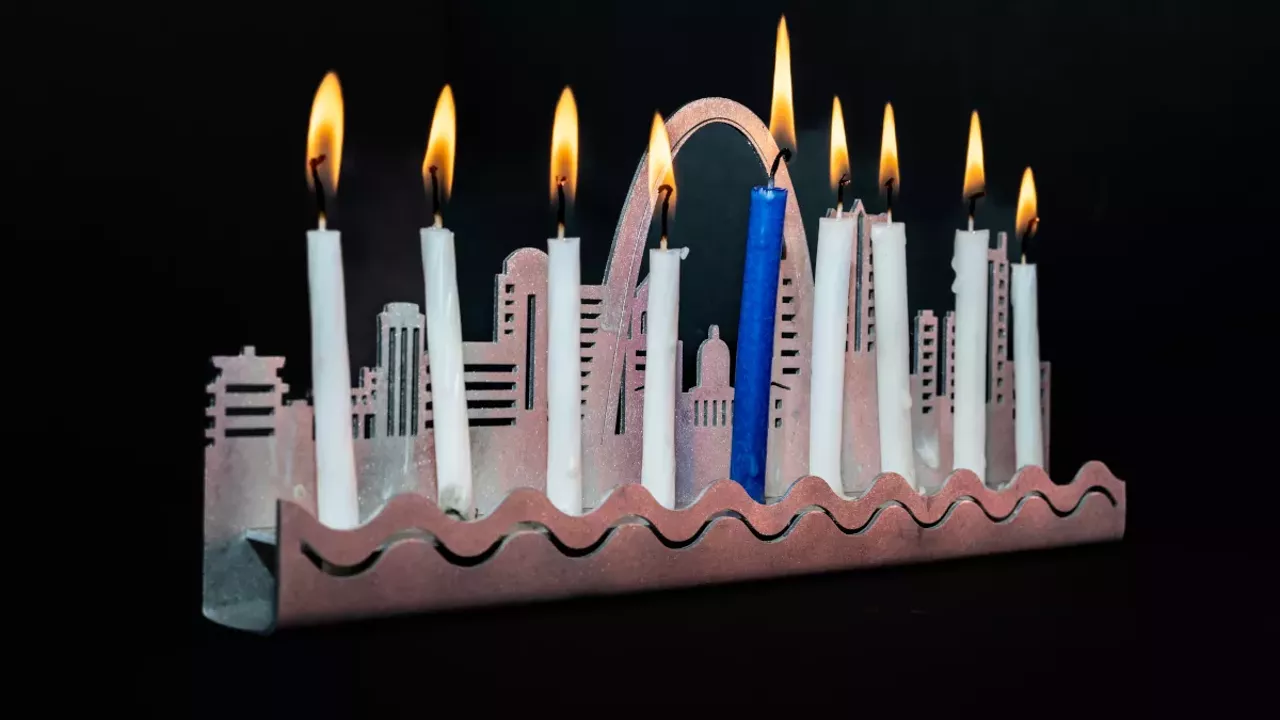 STL Style menorah