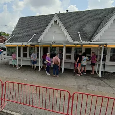 Going to the Ted Drewes on Chippewa Street is scary parking no matter how you slice it. The parking lot is always overrun with people. And parking across the street and running over for your concrete is dangerous, too.
