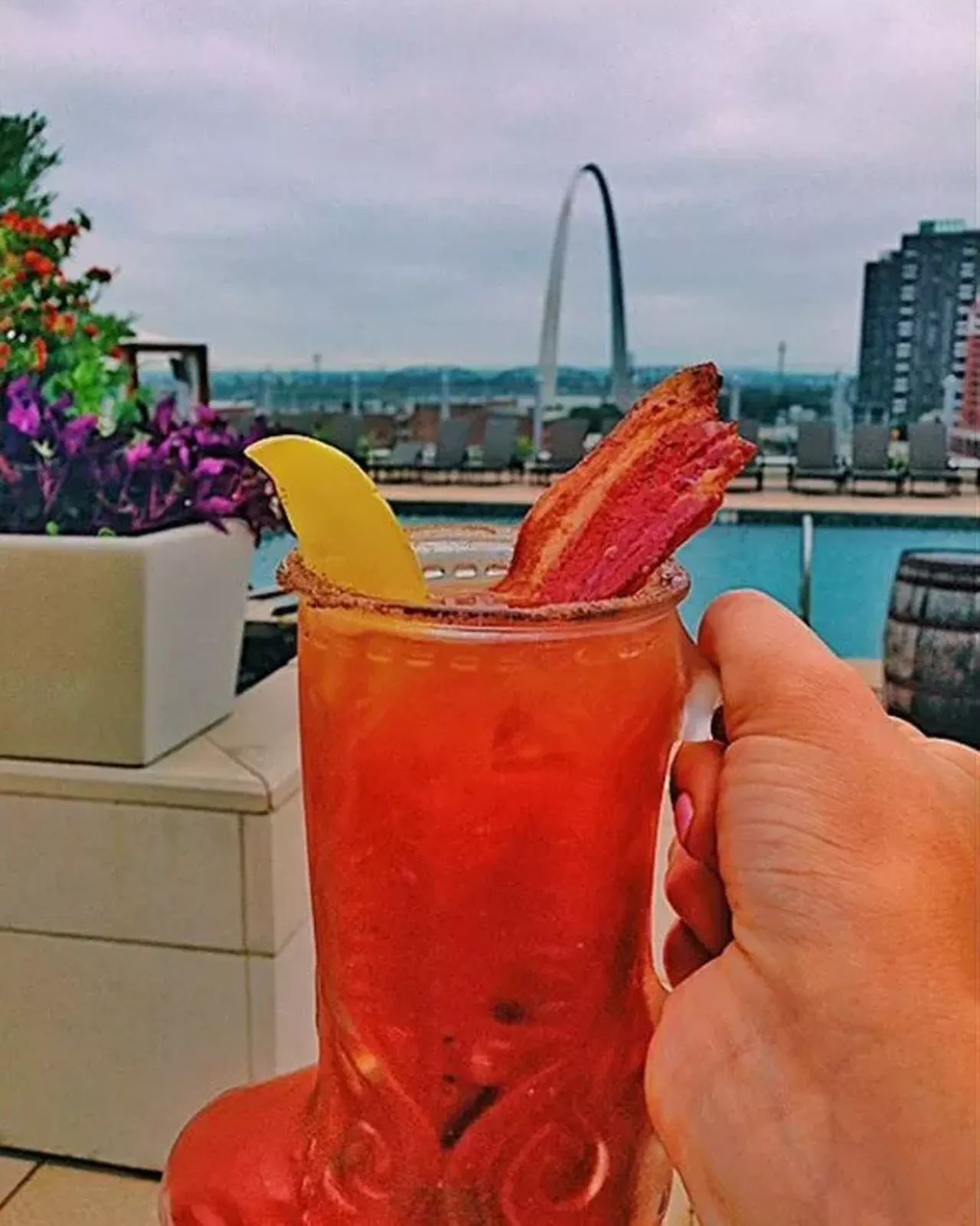 Oh, and did we mention that the hotel has an outdoor pool? Yeah, if you stay at the Four Seasons, you can literally go swimming and scan the cityscape simultaneously. Can&#146;t beat that. Photo courtesy of Instagram / kathleenmcmahon.