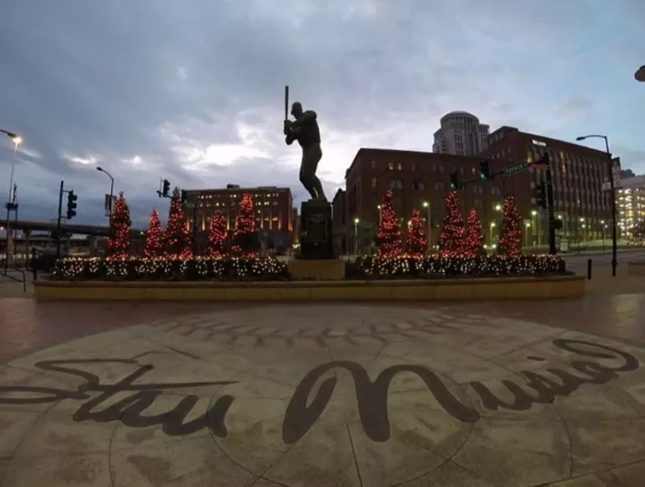 The Stan Musial statue Stan is such the man that he deserves his own picture -- separate from the stadium. Photo courtesy of Instagram / someguyfromstl.