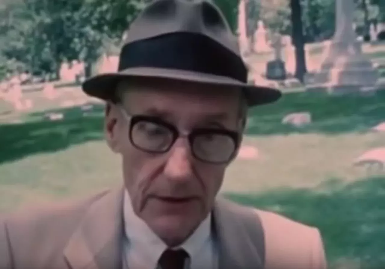 William S. Burroughs Though he spent much of his life traveling the world before settling in Kansas City, William S. Burroughs was born in St. Louis, grew up in the Central West End and attended John Burroughs School and Taylor School in Clayton before going on to Harvard University. Photo credit: screengrab from YouTube