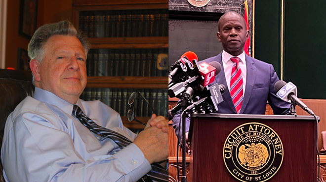 Attorney Terry Niehoff (left) and Circuit Attorney Gabe Gore
