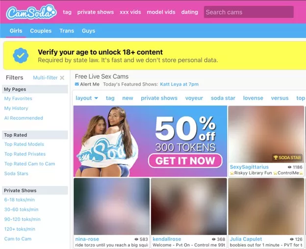 10 Best Cam Sites To Meet Cam Girls and Watch Free Live Cam Shows in 2025 (8)