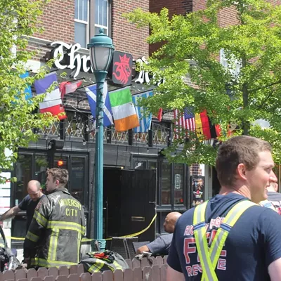 Three Kings Public House after the fire this week.