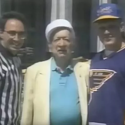 Uncle Leonard Described by one of our staffers as a deep well of "anti-charisma," Uncle Leonard knew he needed something snazzy to catch the attention of the public, so he always scored good guest stars in his commercials, like Brett Hull's mullet. Photo courtesy of YouTube