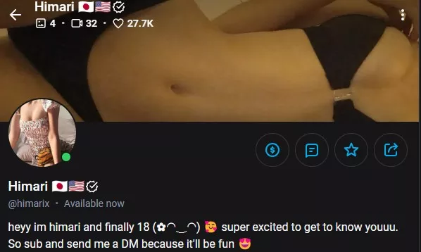 Himari’s OnlyFans Account Sure Gets A Lot Of Engagement, Even If Her Fans Don’t