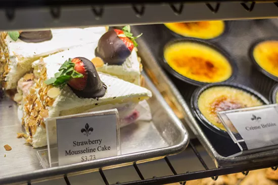 Available by the slice alongside many more goodies.