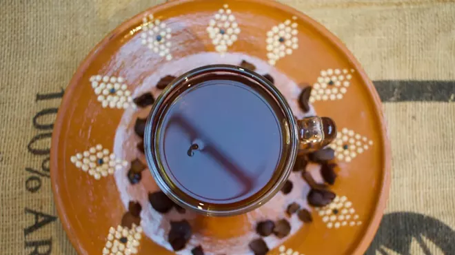 Brew Tulum serves traditional Mexican coffee, like cascara, which is brewed from the coffee cherry.