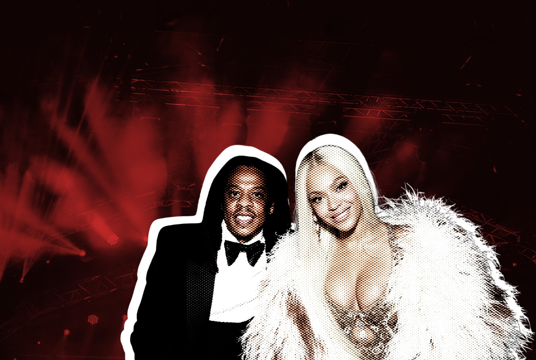 Jay-Z makes surprise appearance in final Paris Beyoncé concert.
